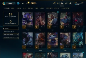 Mestre com 45 Champs e 4 Skins - League of Legends LOL