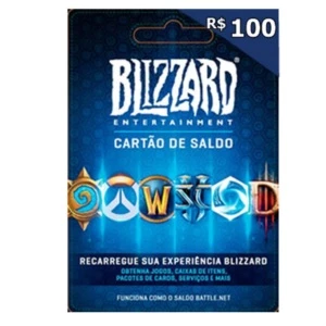 Cartão de Presente - Saldo Battle.Net Blizzard - 100 reais - Gift Cards