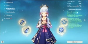 AR 49 Ayaka + Klee + Mona + Harpa celestial - Genshin Impact