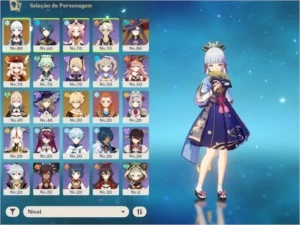 AR 49 Ayaka + Klee + Mona + Harpa celestial - Genshin Impact