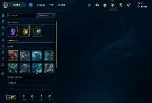 Conta PLATINA 4 | 75% Win - Lol (League Of Legends) Elomoon
