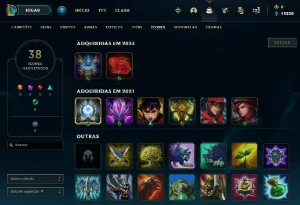 Conta PLATINA 4 | 75% Win - Lol (League Of Legends) Elomoon