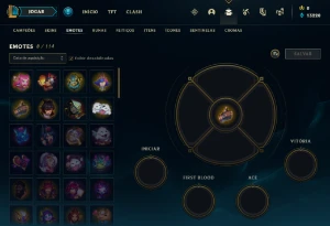 Conta PLATINA 4 | 75% Win - Lol (League Of Legends) Elomoon