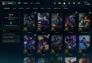 Conta PLATINA 4 | 75% Win - Lol (League Of Legends) Elomoon