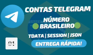 CONTAS TELEGRAM TDATA NÚMERO BRASILEIRO PRONTAS [QUALIDADE]