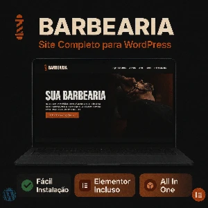 Site WordPress para Barbearia Profissional