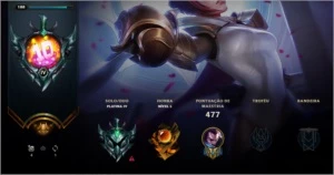 Troco conta de LOL platina 4 por char no tibia - League of Legends