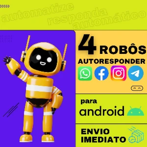 4 Robôs AUTO RESPONDER (Telegram,  [conteúdo removido] appm Instagram e FB - Outros