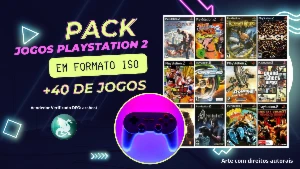🎮 Coleção ÉPICA com +40 Jogos Clássicos de PS2 - Others