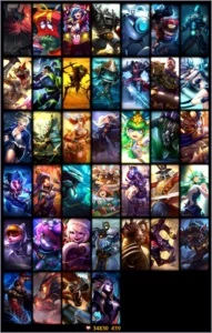 CONTA LEAGUE OF LEGENDS PLAT 1 S9, 70 CHAMPIONS, 39 SKINS LOL