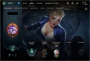 CONTA LEAGUE OF LEGENDS PLAT 1 S9, 70 CHAMPIONS, 39 SKINS LOL