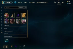 CONTA LEAGUE OF LEGENDS PLAT 1 S9, 70 CHAMPIONS, 39 SKINS LOL