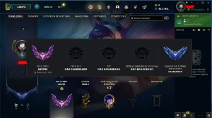 Conta Lol Mestre 1Pdl! 32,5MIL Ea E-Mail Não Verif. 63%WR - League of Legends