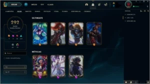 Conta lol 2013 292 skins Plat II Full Dados - League of Legends