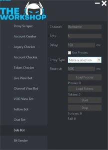 vendo BOT de viewrs para Twitch - Outros