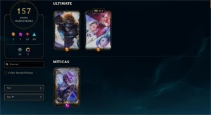 VENDO CONTA DE LOL PLATINA COM WIN RATE ALTO E VARIAS SKINS - League of Legends