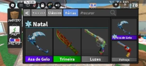Conta BLOX FRUITS com faça rara no mm2 - Roblox