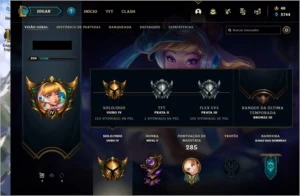 Conta League of legends level 290 com 328 Skins+ 125 PP LOL