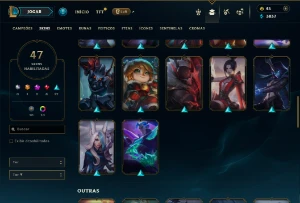 Diamante 4 com 100 Champs e 47 Skins ( JG / TOP / ADC ) - League of Legends LOL