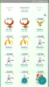Conta de Pokémon GO