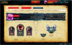 Conta Diamante 5(Mmr normal) 90 skins , 6 paginas de runa - League of Legends LOL