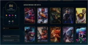 Conta de lol da season 2 - League of Legends