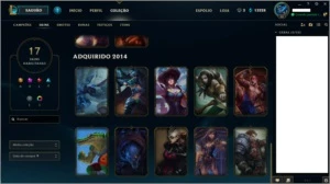 Conta LOL - Nível 30 - Unranked - 71 Campeões e 17 Skins. - League of Legends