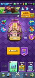 Conta Clash Royale LVL 32(Torre LVL;11,9 e 9  270K Ouro e 15