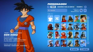 >>Conta Fortnite | 50 Skins | Son Goku | Satoru Gojo