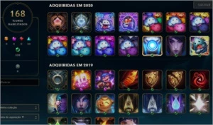 Conta LOL Full Champ 298 skins - League of Legends