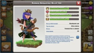 Conta Clash of Clãs -  CV 12 RECEM UP + SKINS - Clash of Clans