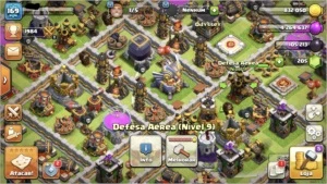 Conta Clash of Clãs -  CV 12 RECEM UP + SKINS - Clash of Clans