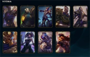 Vendo conta mestre com mais de 280 skins e com pax sivir - League of Legends LOL