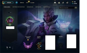 Vendo conta mestre com mais de 280 skins e com pax sivir - League of Legends LOL