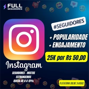 PROMOÇÃO IMPERDÍVEL!!! 😱🔥😍 25k Seguidores do Instagram - Redes Sociais