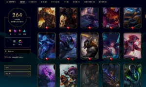 Conta Prata 4- 264  SKINS - League of Legends LOL
