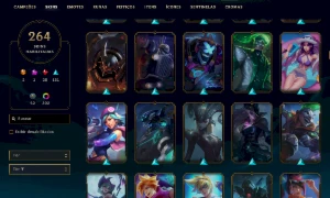 Conta Prata 4- 264  SKINS - League of Legends LOL