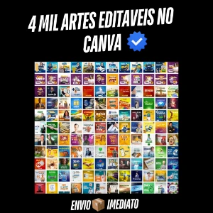 4 Mil Ates Editáveis No Canva 🥇