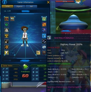 Conta Nadmo Server Omegamon Com Omegamon X - Digimon Masters Online