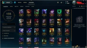 Conta LOL - Platina 3 BARATA - League of Legends