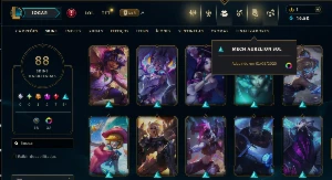 Conta valorant(UNRANKED 1 faca + skins) e lol(Platina 4 + 88