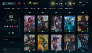 Conta valorant(UNRANKED 1 faca + skins) e lol(Platina 4 + 88