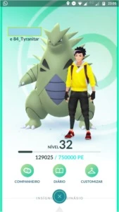 Conta Pokémon Go Lv 32 Sem Time - Ultra Premium #03