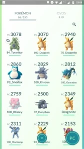Conta Pokémon Go Lv 32 Sem Time - Ultra Premium #03