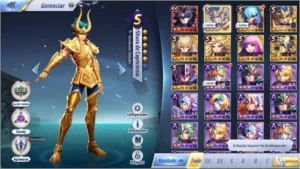 SAINT SEIYA AWAKENING - COM GEMAS AVANÇADAS E LIVROS SSA