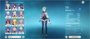 Eula, kazuha e keqing ar40 - Genshin Impact