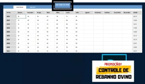 Planilha para Controle de Rebanho Ovino Completo - Outros