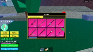 Conta Blox Fruits Lvl Max + 3 Frutas Miticas No Bau + Gh +++ - Roblox