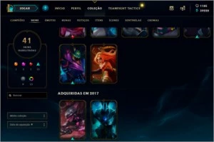 LVL 390 + 47 SKINS + PASSE DO MUNDIAL - League of Legends LOL