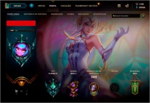 LVL 390 + 47 SKINS + PASSE DO MUNDIAL - League of Legends LOL